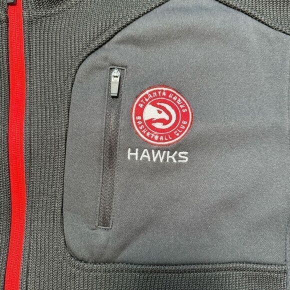 Atlanta Black Hawks Basketball Club NBA G-III Full-Zip Jacket Men’s Size Large - Picture 3 of 8